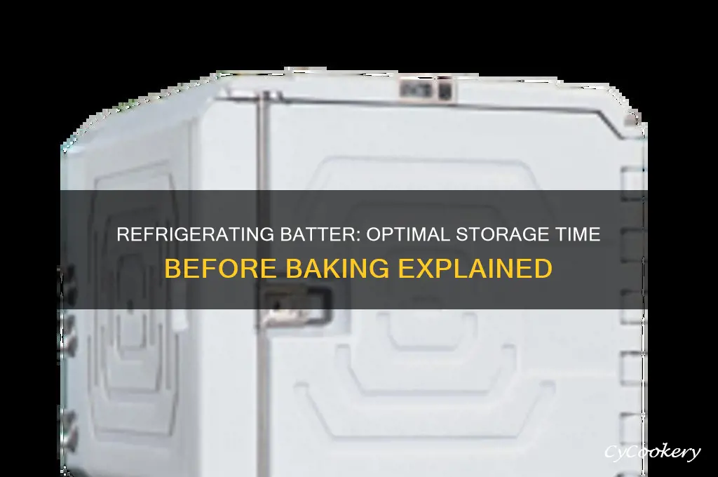 how long can batter refrigerate before baking