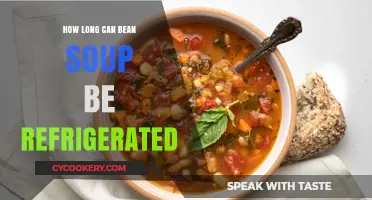 Refrigerating Bean Soup: Optimal Storage Time and Safety Tips