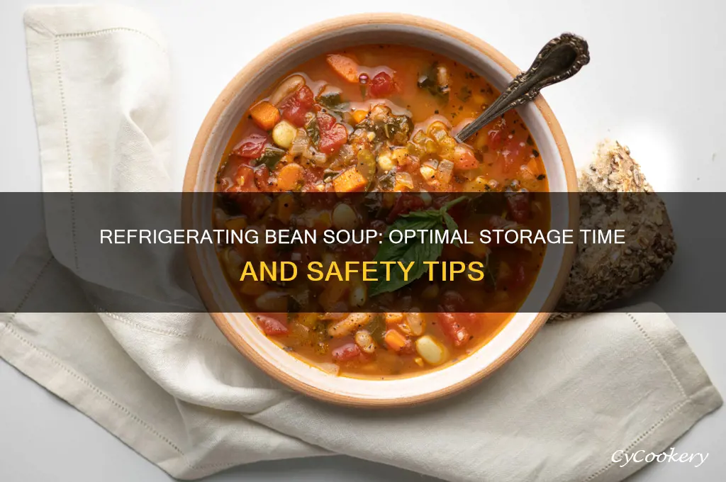 how long can bean soup be refrigerated