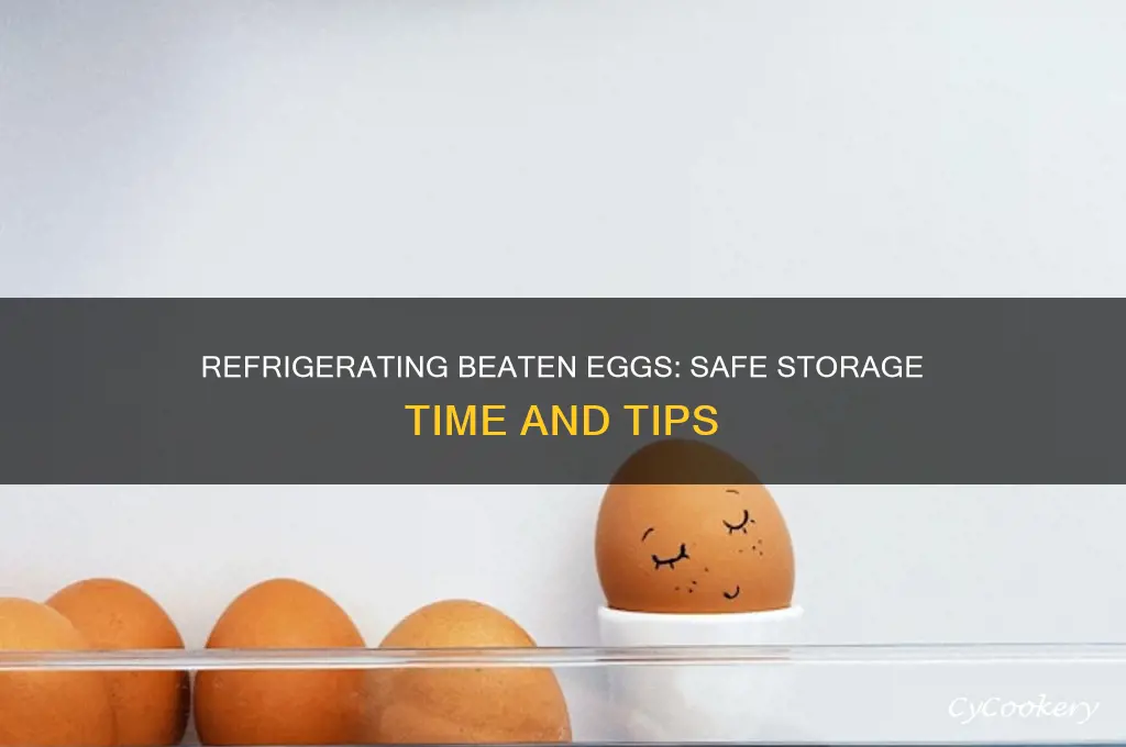 how long can beaten eggs be refrigerated