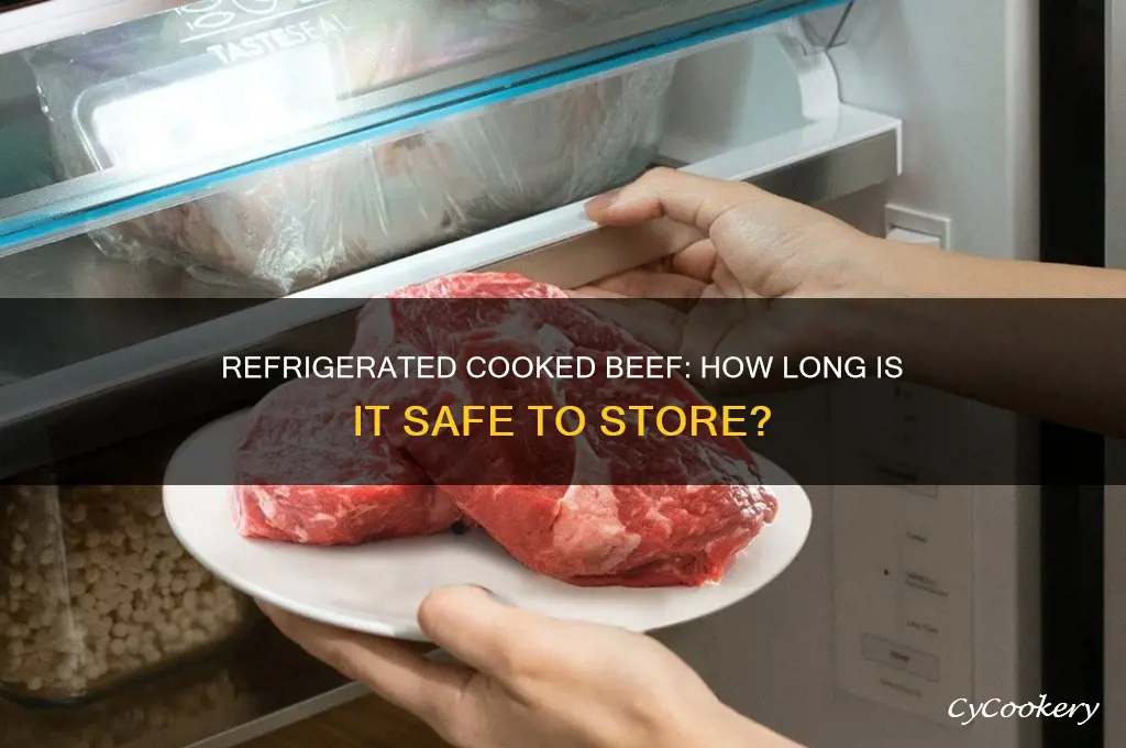 how long can beef be refrigerated after cooking
