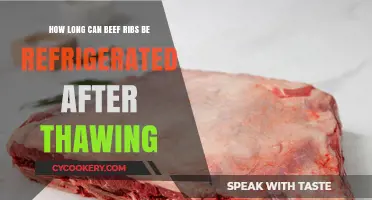 Refrigerating Thawed Beef Ribs: Safe Storage Duration Explained