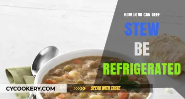 Refrigerating Beef Stew: Safe Storage Time and Tips