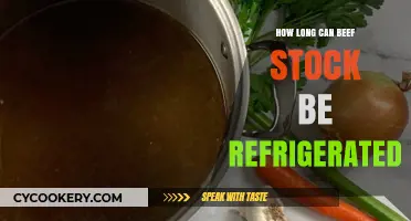 Refrigerating Beef Stock: Optimal Storage Time and Safety Tips