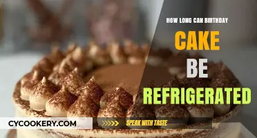 Refrigerating Birthday Cake: Optimal Storage Time and Freshness Tips