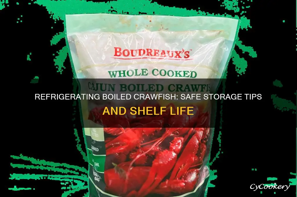 how long can boiled crawfish be refrigerated
