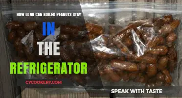 Refrigerated Boiled Peanuts: Shelf Life and Storage Tips Explained