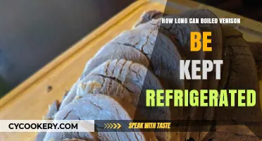 Refrigerated Boiled Venison: Safe Storage Duration and Tips