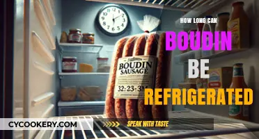 Refrigerating Boudin: Optimal Storage Time and Safety Tips