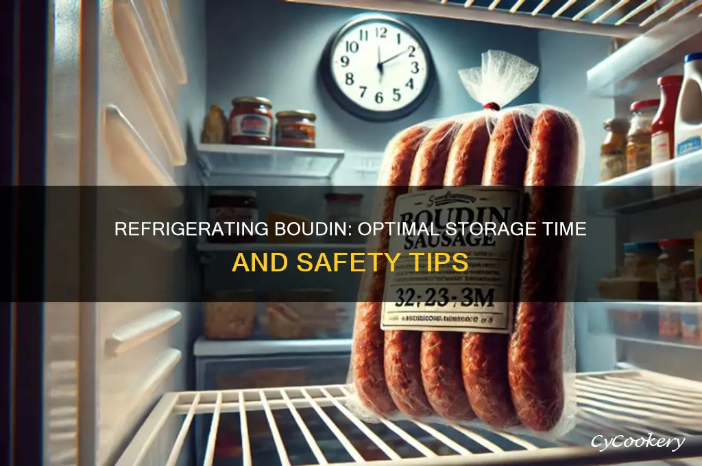 how long can boudin be refrigerated