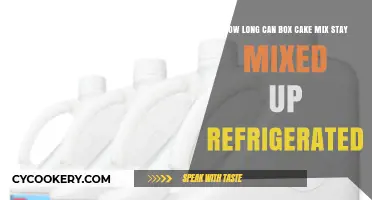 Refrigerated Box Cake Mix: How Long Does It Stay Fresh?