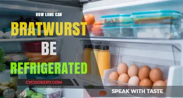Refrigerating Bratwurst: Optimal Storage Time and Safety Tips