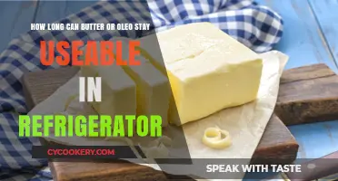 Butter & Oleo Shelf Life: Refrigerator Storage Duration Explained