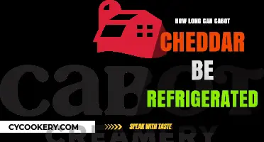 Refrigerating Cabot Cheddar: Optimal Storage Time and Tips