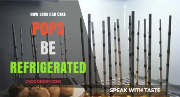 Refrigerating Cake Pops: Optimal Storage Time and Freshness Tips