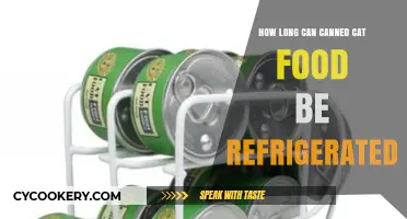 Refrigerating Canned Cat Food: Safe Storage Duration Explained