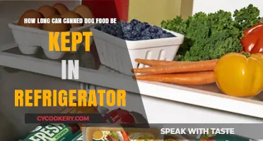 Refrigerated Canned Dog Food: Safe Storage Duration Explained