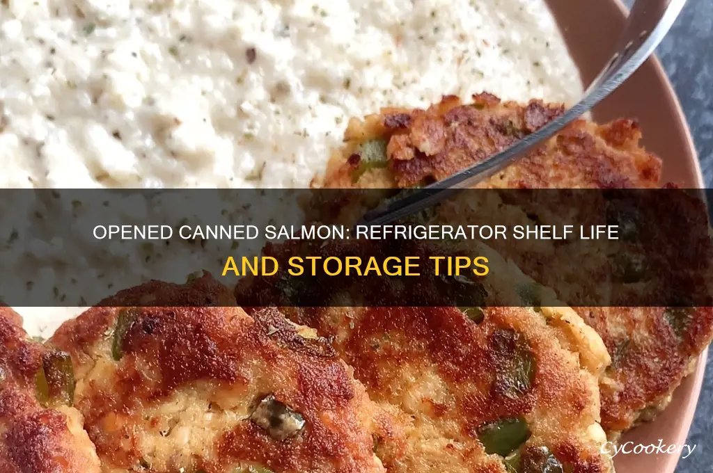 how long can canned salmon stay in refrigerator after opening