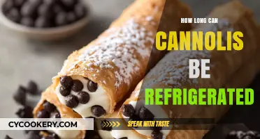 Refrigerating Cannolis: Optimal Storage Time for Freshness and Flavor