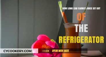 Carrot Juice Shelf Life: How Long Can It Sit Out?