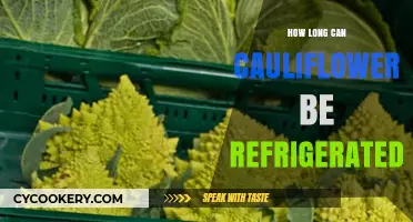 Refrigerating Cauliflower: Optimal Storage Time and Freshness Tips