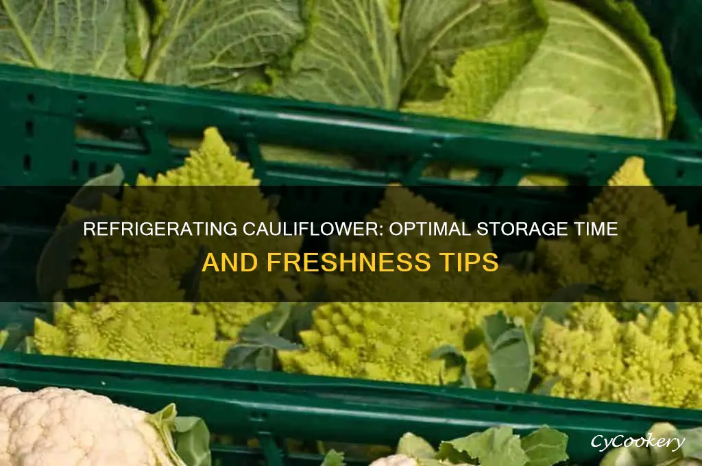 how long can cauliflower be refrigerated