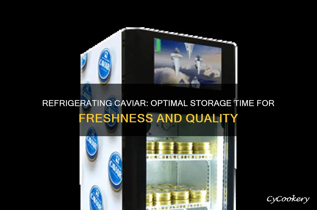 how long can caviar be refrigerated