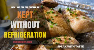 Safe Storage: How Long Can Cooked Chicken Last Unrefrigerated?