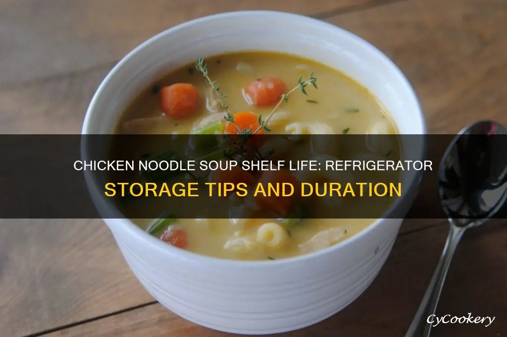 how long can chicken noodle soup stay in the refrigerator