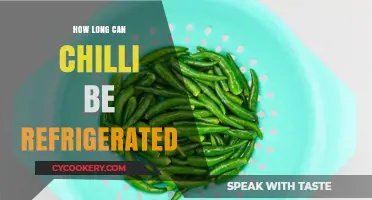 Maximizing Chilli's Freshness: Optimal Refrigeration Time and Storage Tips