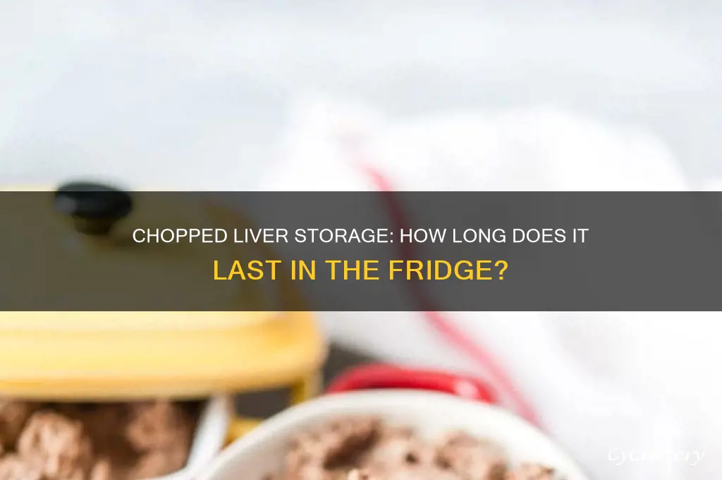 how long can chopped liver stay in refrigerator