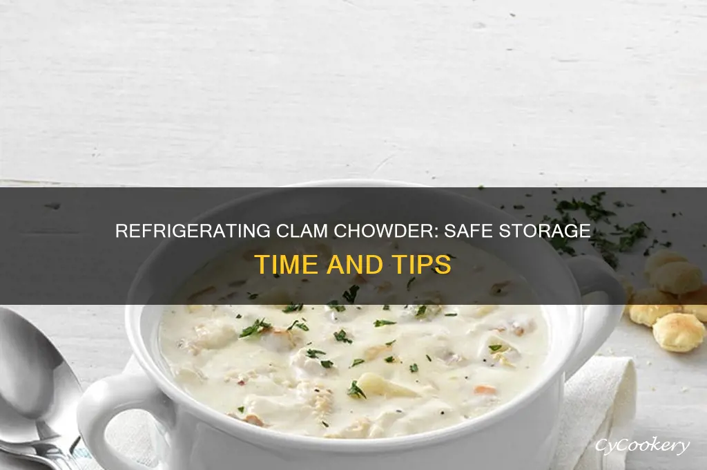 how long can clam chowder be refrigerated