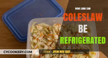 Refrigerated Coleslaw Shelf Life: How Long Does It Stay Fresh?
