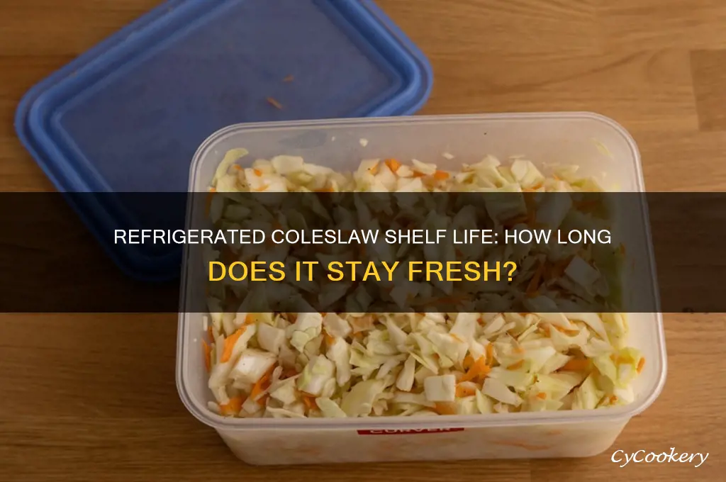 how long can coleslaw be refrigerated