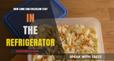Coleslaw Storage Guide: How Long Does It Last in the Fridge?