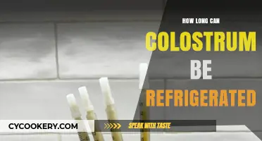 Refrigerating Colostrum: Optimal Storage Duration for Maximum Benefits Explained