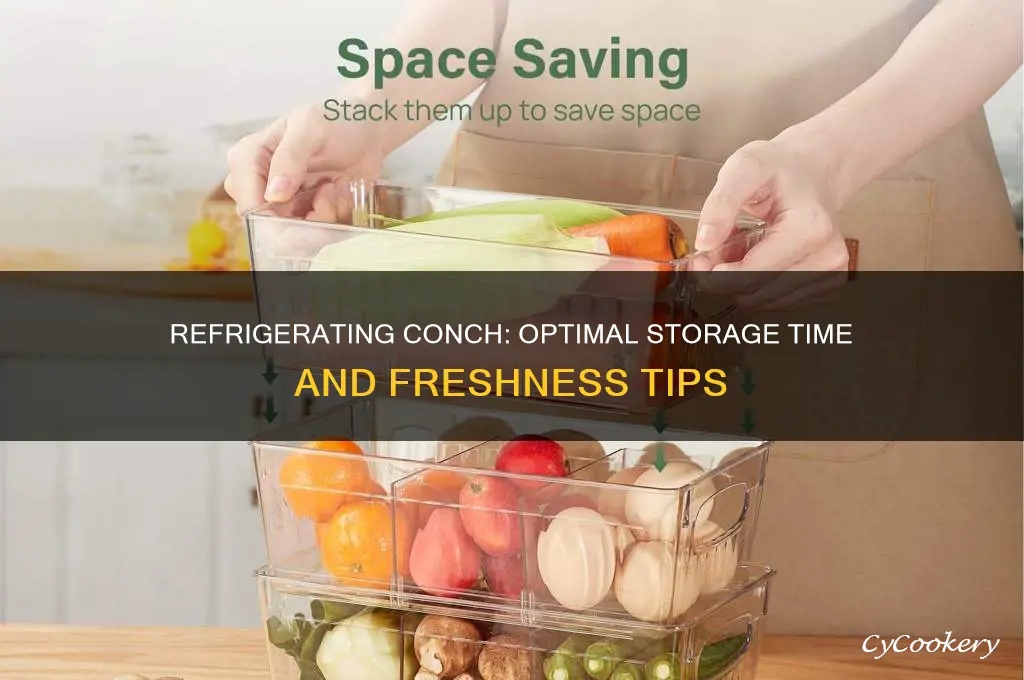 how long can conch stay refrigerated
