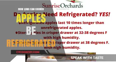 Refrigerating Cooked Apples: Optimal Storage Time and Freshness Tips