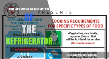 How Long Can Cooked Beef Stay Out Safely?