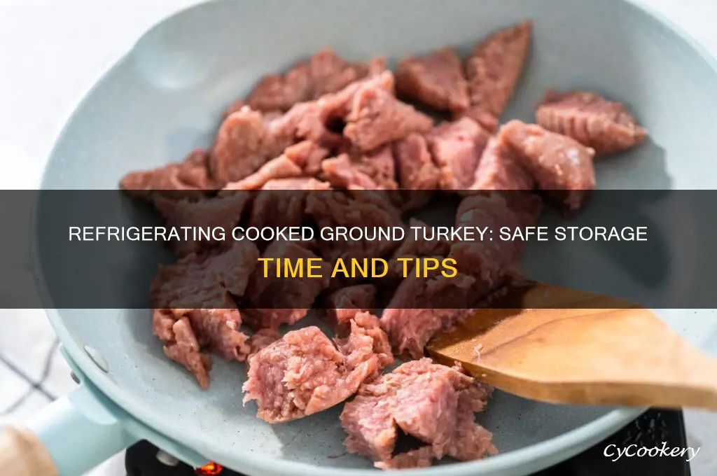 how long can cooked ground turkey be refrigerated