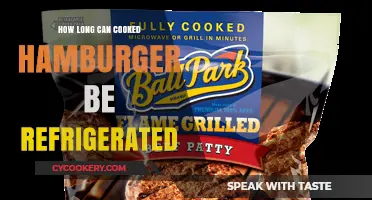 Refrigerating Cooked Hamburger: Safe Storage Time and Tips