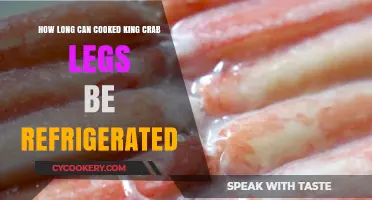 Refrigerating Cooked King Crab Legs: Safe Storage Duration Explained