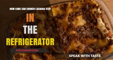 Refrigerated Lasagna Shelf Life: How Long is it Safe to Eat?