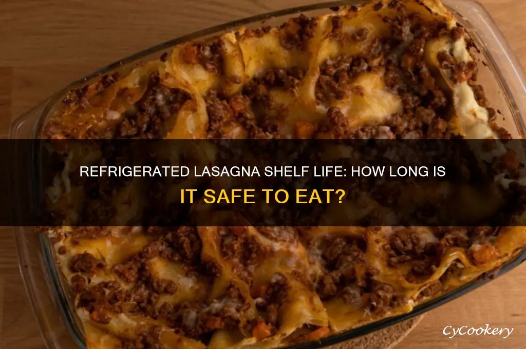 how long can cooked lasagna stay in the refrigerator
