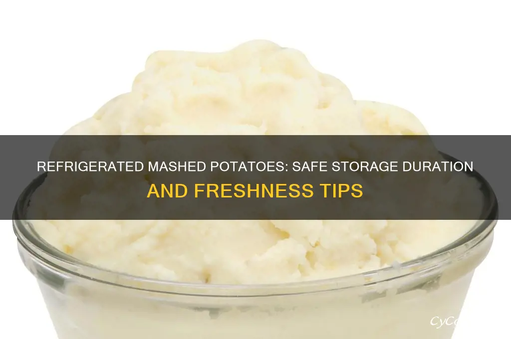 how long can cooked mashed potatoes stay in the refrigerator
