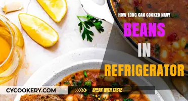 Storing Cooked Navy Beans: Refrigerator Shelf Life Explained