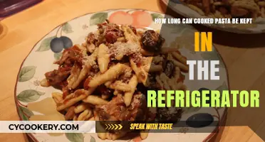 Refrigerated Cooked Pasta: Safe Storage Duration and Freshness Tips