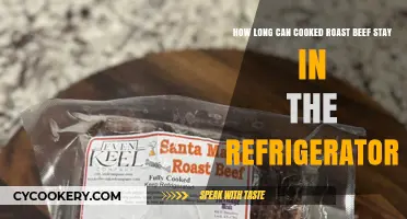 Refrigerated Roast Beef: Safe Storage Duration and Freshness Tips