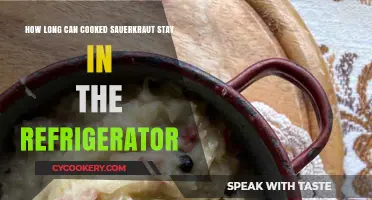 Refrigerated Cooked Sauerkraut: Optimal Storage Time and Freshness Tips