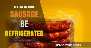 Refrigerating Cooked Sausage: Safe Storage Duration and Tips